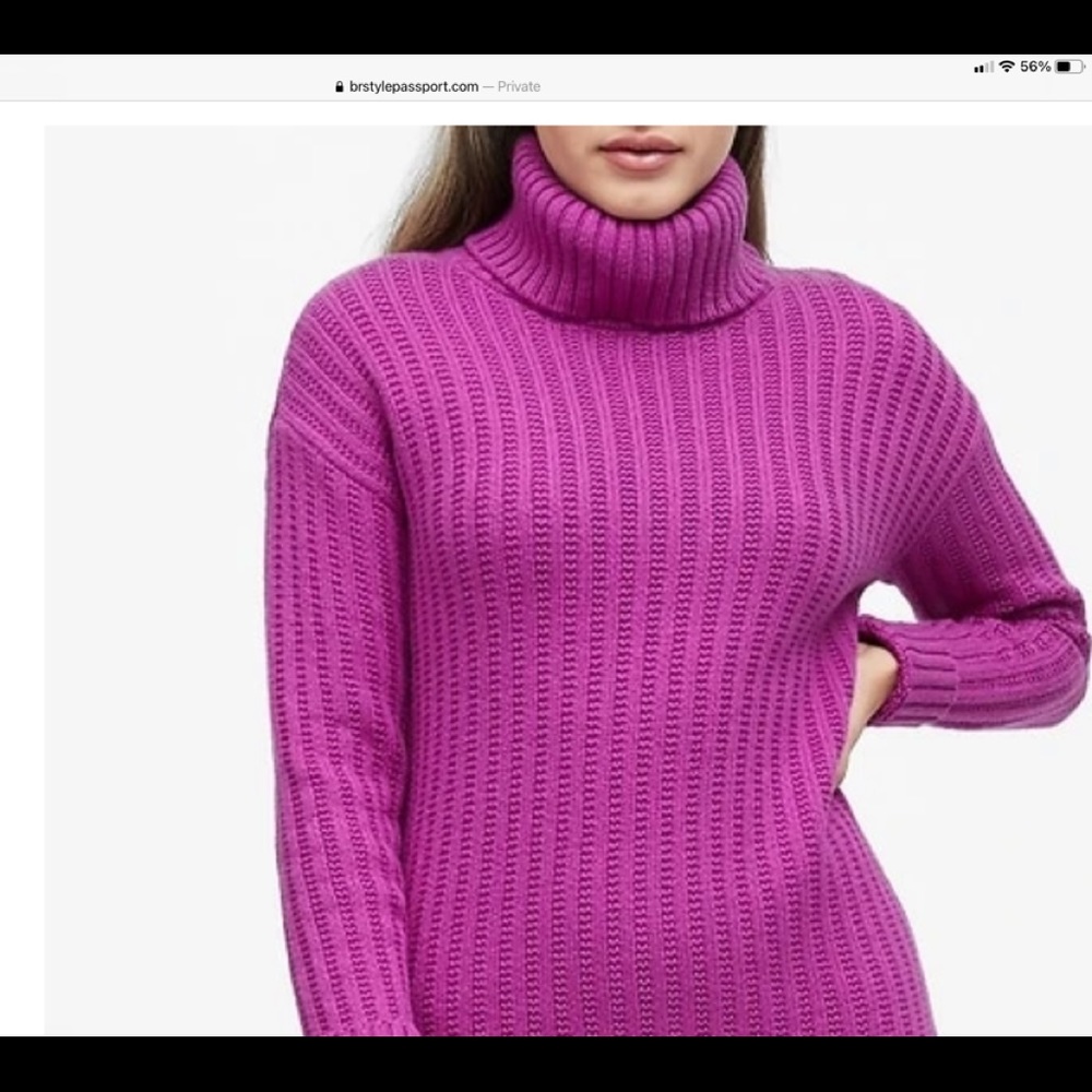 Banana republic Chunky Turtleneck Sweater Dress. - Picture 6 of 9